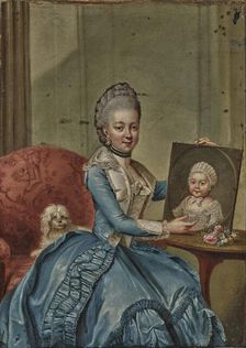 Friederike Caroline Luise of Hesse-Darmstadt (1752-1782), Duchess of Mecklenburg-Strelitz. Creator: Ziesenis, Johann Georg, the Younger (1716-1776)