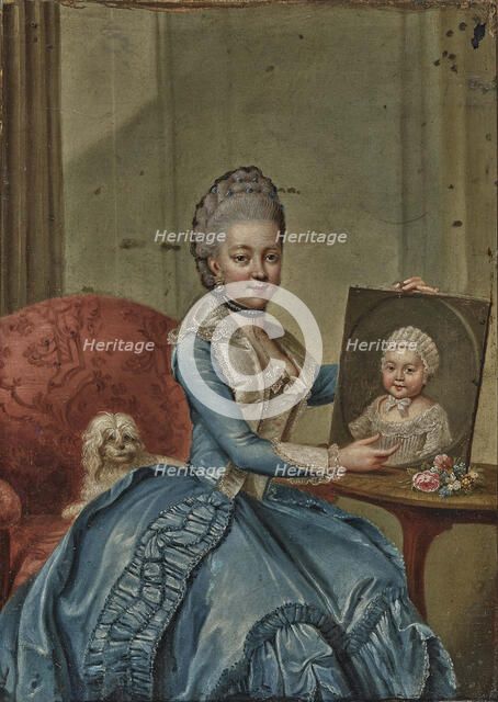 Friederike Caroline Luise of Hesse-Darmstadt (1752-1782), Duchess of Mecklenburg-Strelitz. Creator: Ziesenis, Johann Georg, the Younger (1716-1776).