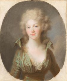Friederike Luise Wilhelmine of Prussia (1774-1837), Queen of the Netherlands, c. 1790. Creator: Tischbein, Johann Friedrich August (1750-1812)