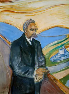 Friedrich Nietzsche 1906. Artist: Edvard Munch