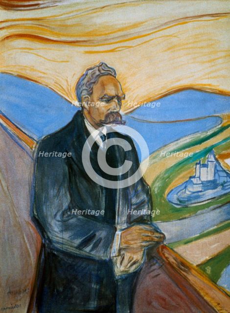 'Friedrich Nietzsche', 1906. Artist: Edvard Munch
