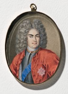 Friedrich August I / August II the strong, 1670-1733, elector of Saxony, king of Poland, 1704. Creator: Anon