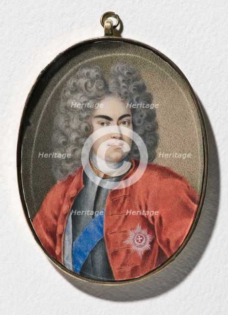 Friedrich August I / August II the strong, 1670-1733, elector of Saxony, king of Poland, 1704. Creator: Anon.