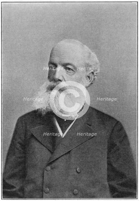 Friedrich August Kekule von Stradonitz, German organic chemist, c1885. Creator: Unknown.