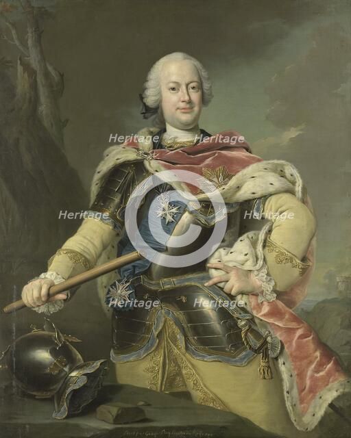Friedrich Christian (1722-63), Elector of Saxony and King of Poland, 1751. Creator: Gottfried Boy.