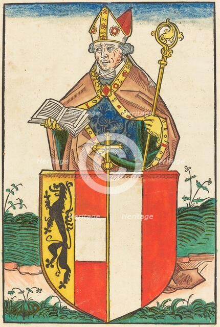 Friedrich Count of Schaumberg - Bishop of Salzburg, c. 1490. Creator: Unknown.