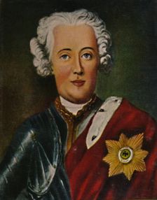 Friedrich der Große 1712-1786 als Kronprinz. - Gemälde von Pesne 1934. Creator: Unknown