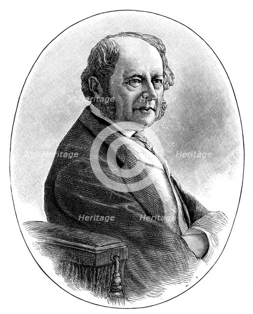 Friedrich Ferdinand Graf von Beust (1809-1886), Austrian statesman. Artist: Unknown