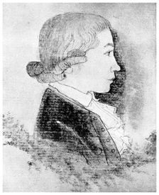 Friedrich Holderlin, German poet, 19th century (1956)