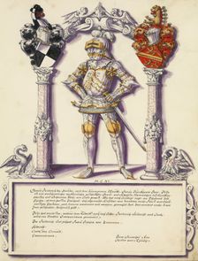 Friedrich II Hohenzollern; Chronicle of the Hohenzollern Family, about 1572. Creator: Jorg Ziegler