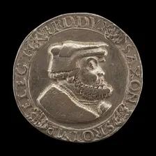 Friedrich III the Wise, 1463-1525, Duke and Elector of Saxony 1486 [obverse], 1522. Creator: Unknown