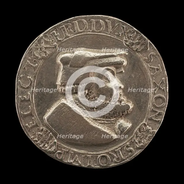 Friedrich III the Wise, 1463-1525, Duke and Elector of Saxony 1486 [obverse], 1522. Creator: Unknown.