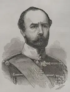 Friedrich Karl (1828-1885), Prince of Prussia of the House of Hohenzollern, 1870. Creator: Marcelo Paris