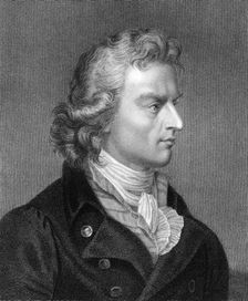 Friedrich Schiller, German poet, philosopher, historian, and dramatist, (1836)