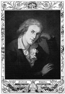 Friedrich Schiller, German poet, philosopher, historian, and dramatist, (1900)