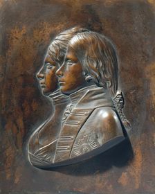 Friedrich Wilhelm III as crown prince with wife Luise von Mecklenburg-Strelitz, before 1797. Creator: Johann Gottfried Schadow