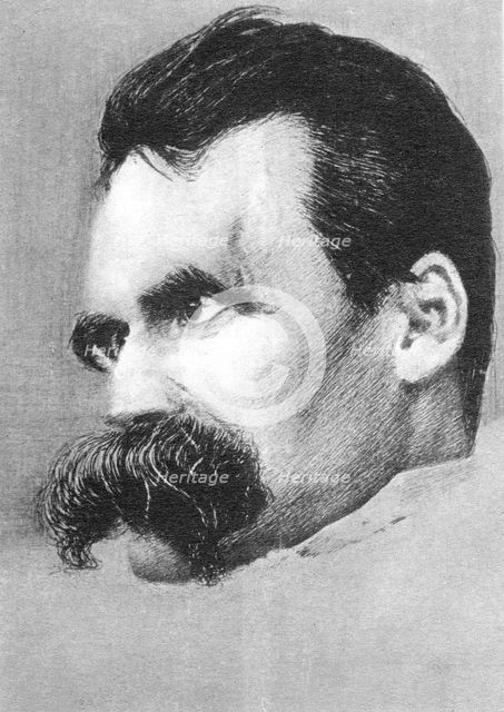 Friedrich Wilhelm Nietzsche, German philospher and writer. Artist: Unknown