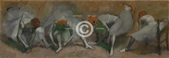 Frieze of Dancers, c. 1895. Creator: Edgar Degas (French, 1834-1917).