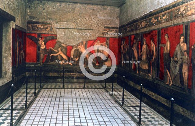 Frieze of the Villa of the Mysteries, Pompeii. Creator: Unknown.