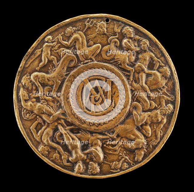 Frieze of Tritons and Nereids [reverse]. Creator: Master IO.FF..