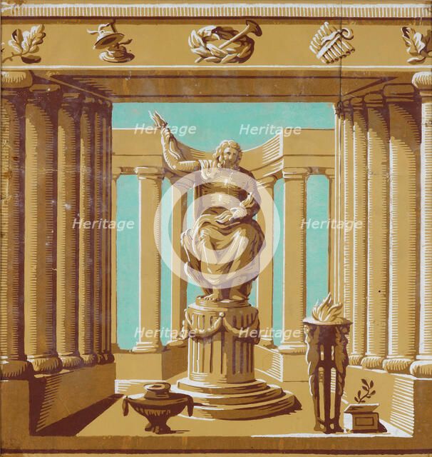 Frieze or Dado: La Constance, France, 1785/90. Creator: Jean Baptiste Réveillon.