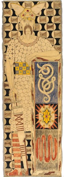 Frieze Design for the St. Louis 1904 World's Fair, 1904. Creator: Engelhart, Josef (1864-1941)