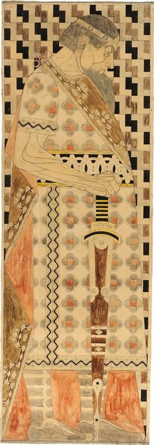 Frieze Design for the St. Louis 1904 World's Fair, 1904. Creator: Engelhart, Josef (1864-1941)