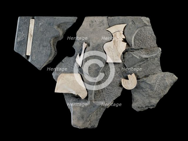 Frieze fragment, ED II-IIIA transition, c2600-2500BC. Artist: Unknown.