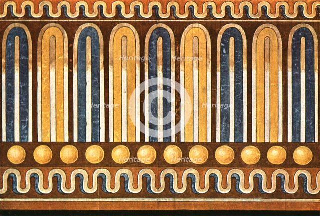 Frieze from the François Tomb (Tomba François) at Vulci, Italy, (1928).  Creator: Unknown.
