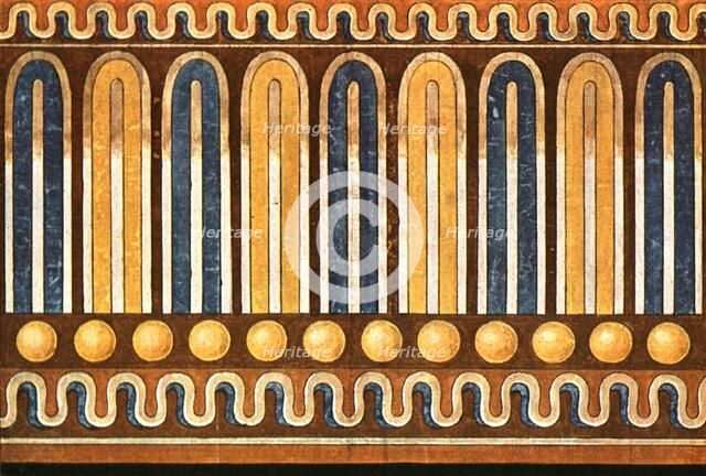 Frieze from the François Tomb (Tomba François) at Vulci, Italy, (1928).  Creator: Unknown.