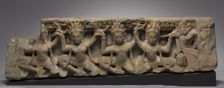 Frieze with Apsaras, late 1100s. Creator: Unknown
