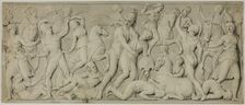 Frieze with Battle of the Amazons, 19th century. Creator: Unknown