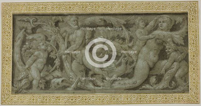 Frieze with Satyr, Nymph, and Putti, 1503/39. Creator: Unknown.