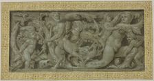 Frieze with Satyr, Nymph, and Putti, 1503/39. Creator: Unknown