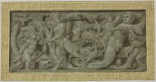 Frieze with Satyr, Nymph, and Putti, 1503/39. Creator: Unknown