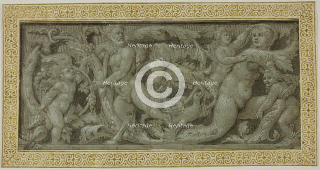 Frieze with Satyr, Nymph, and Putti, 1503/39. Creator: Unknown.