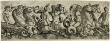 Frieze with Tritons and Nymphs, 1515/20. Creator: Girolamo Mocetto