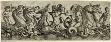 Frieze with Tritons and Nymphs, 1515/20. Creator: Girolamo Mocetto