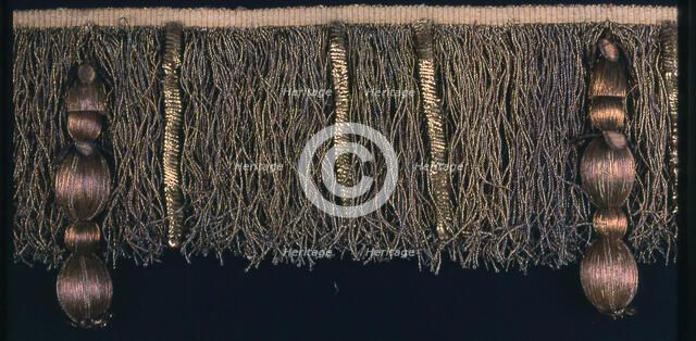 Fringe with Tassels, France, 1710/74. Creator: Unknown.