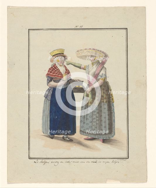 Frisian butter merchant, 1803-c.1899.  Creator: J. Enklaar.