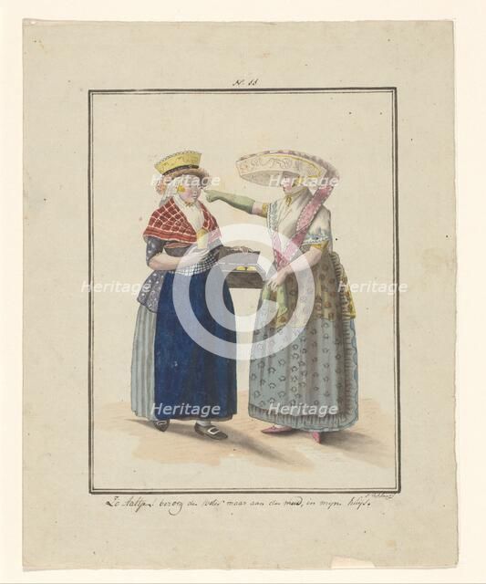 Frisian butter merchant, 1803-c.1899.  Creator: J. Enklaar.