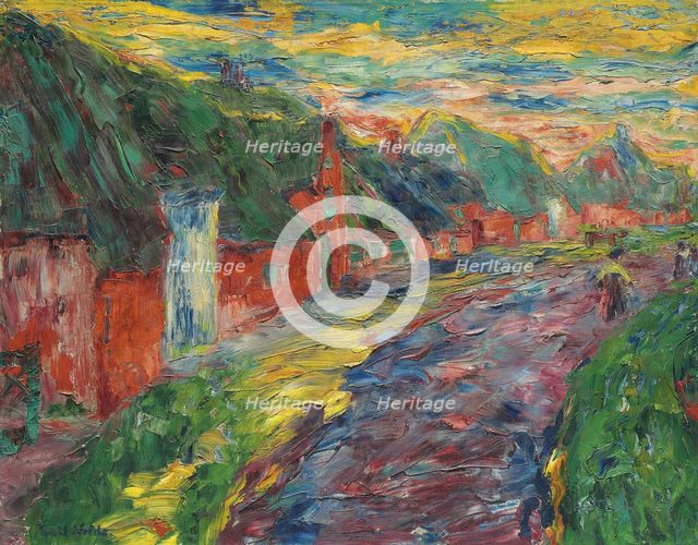 Frisian Houses II, 1910. Creator: Nolde, Emil (1867-1956).