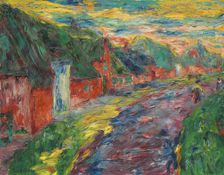 Frisian Houses II, 1910. Creator: Nolde, Emil (1867-1956)