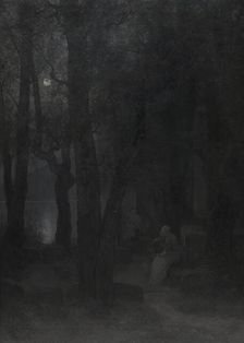 Frithiof's happiness (from Frithiof's tale), 1880s. Creator: Johan August Malmström