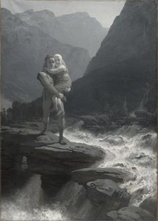 Frithiof's Saga: Frithiof and Ingeborg, 1880s. Creator: Malmström, August (1829-1901)