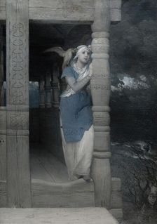 Frithiof's Saga: The Lament of Ingeborg, 1880s. Creator: Malmström, August (1829-1901)