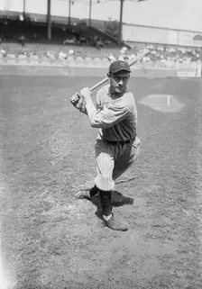 Fritz Coumbe, Cleveland AL (baseball), 1918. Creator: Bain News Service