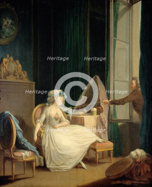 Frivolous love, c1780-1789. Creators: Jean Frederic Schall, Nicolas Lavreince.