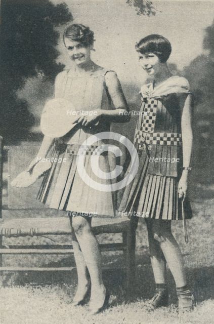 'Frocks of Strips of Wood', c1935. Artist: Unknown.