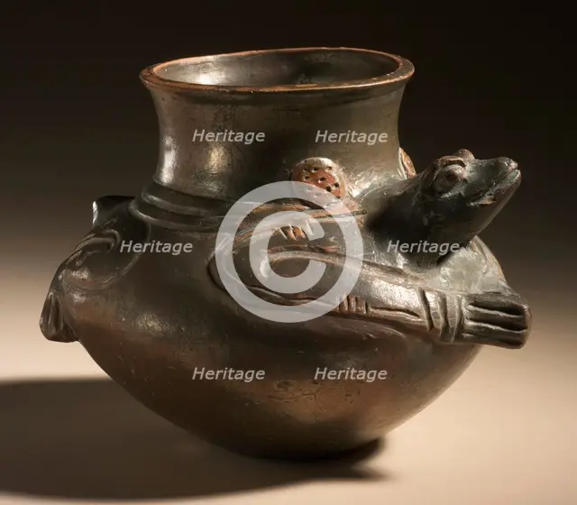 Frog Vessel, between 900 and 1200. Creator: Unknown.
